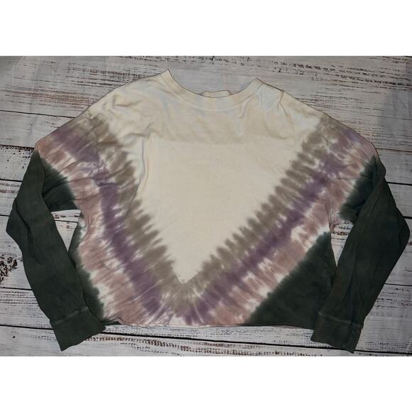 Daydreamer Tie Dye Long Sleeve in Dusty Rose Women's Size Large L *FLAW* - Picture 1 of 7